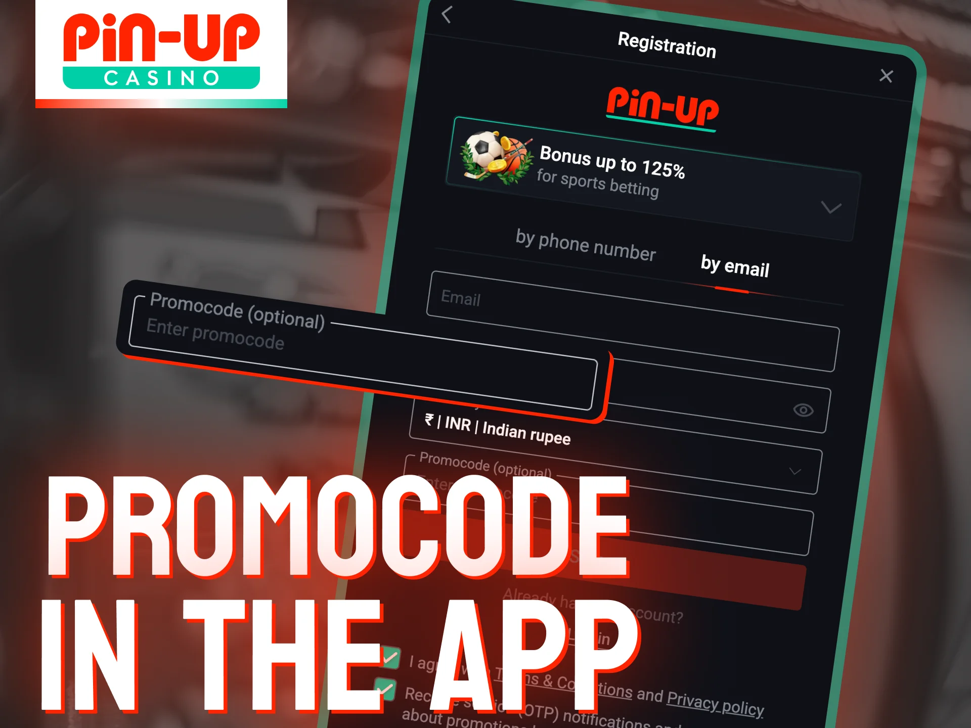 Enter the promo code PINNETIN in the app to boost your first deposit by 150%.