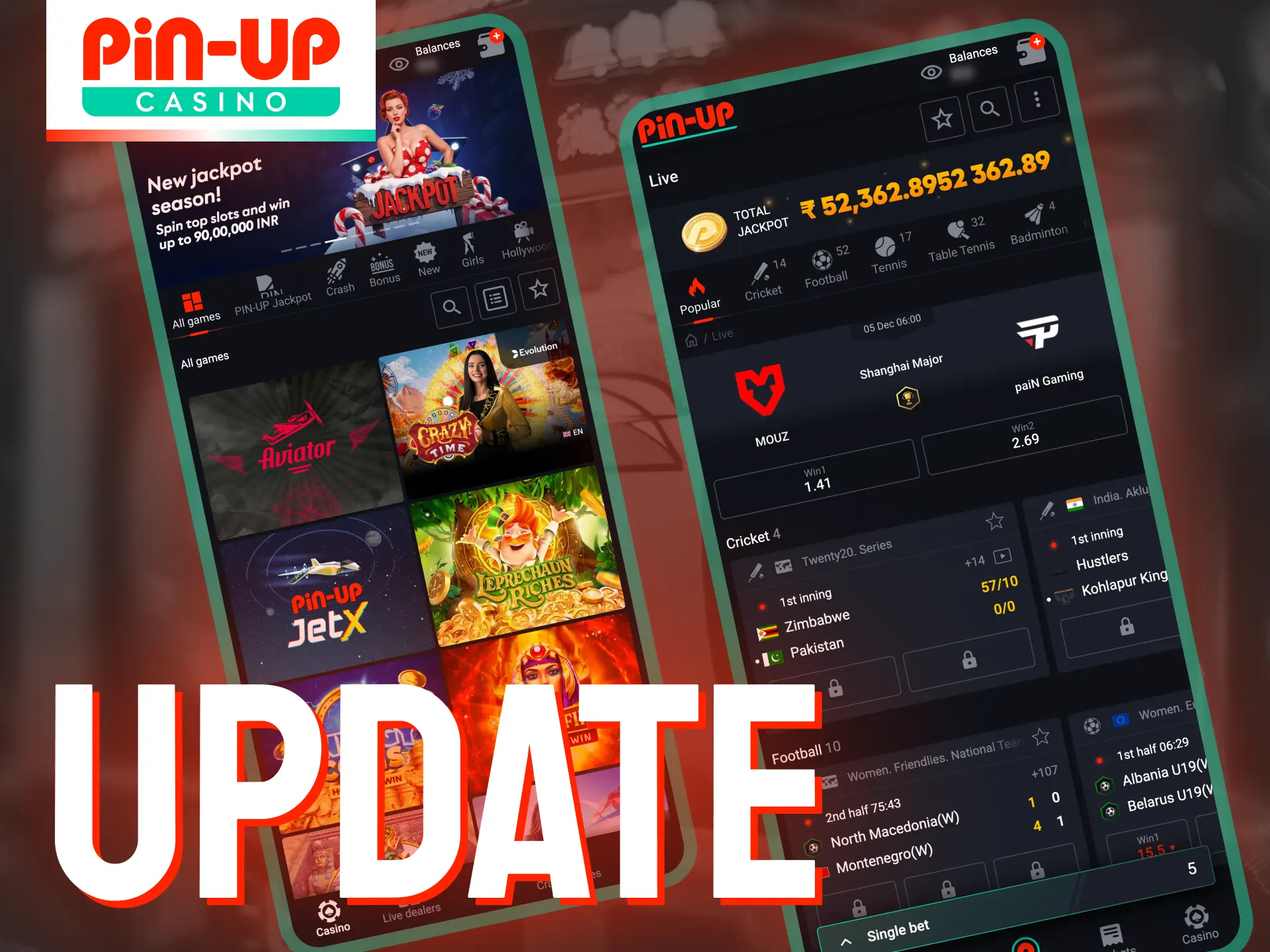 Keeping the Pin-Up app updated is key to the best experience.