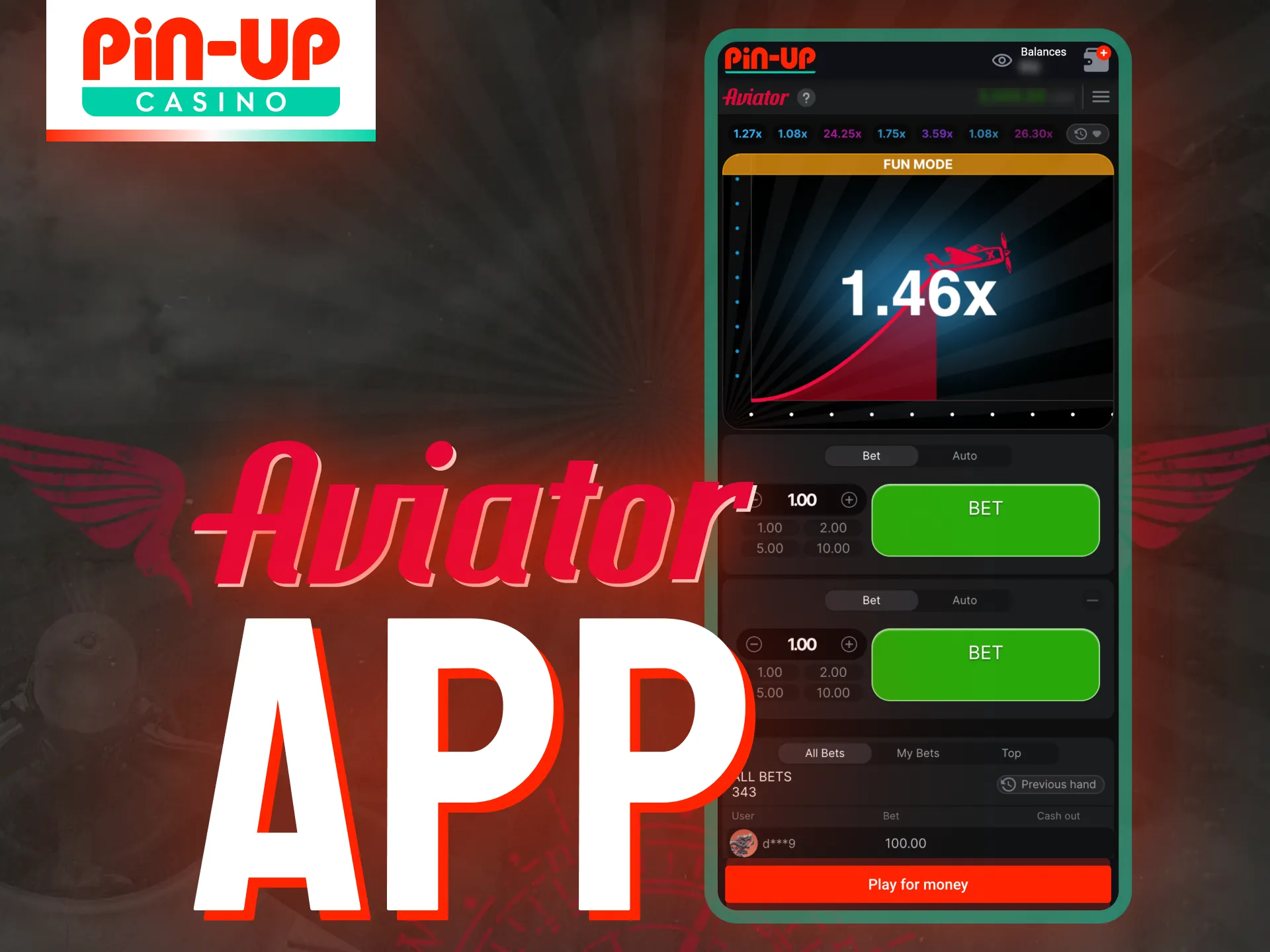 Pin-Up offers a fully optimized mobile app for Aviator fans.
