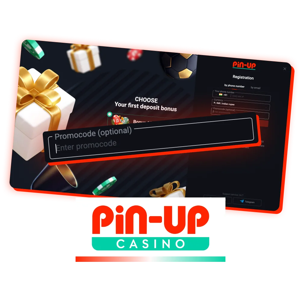 Maximize the value of your initial deposit by using a Pin Up promo code.