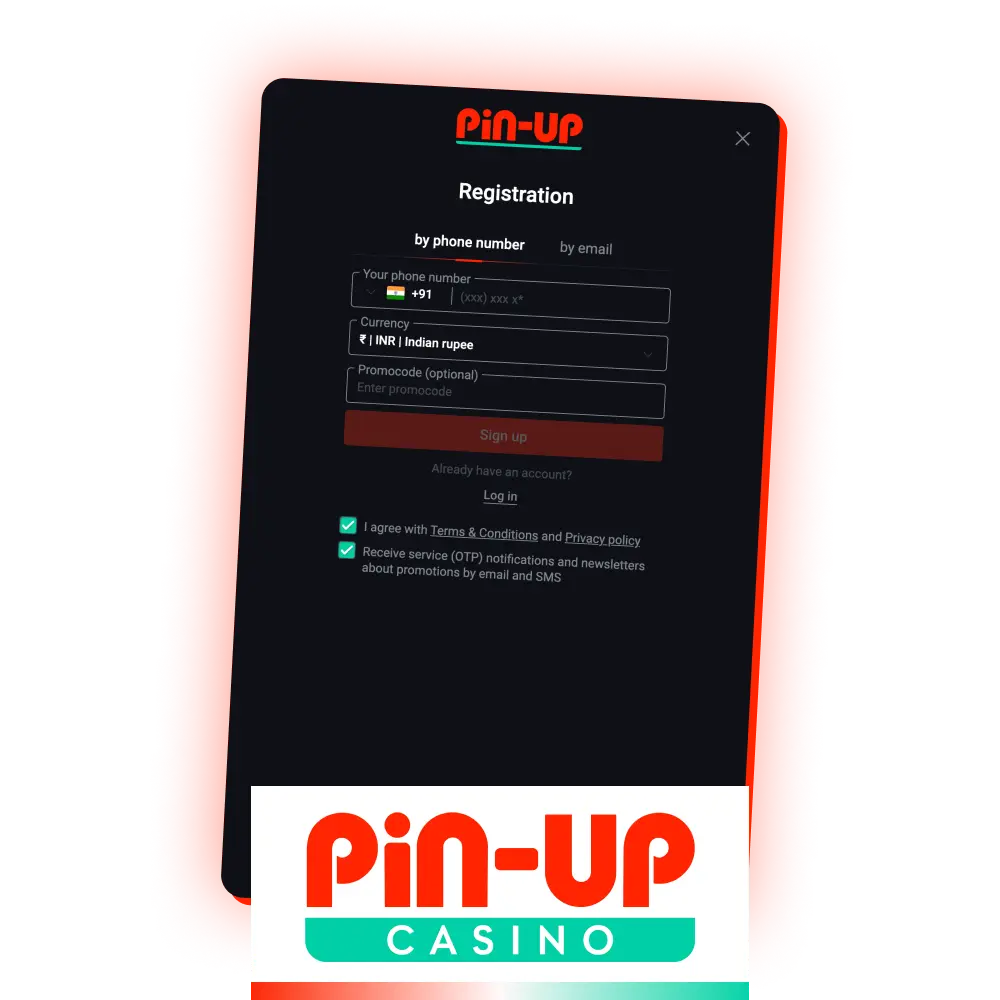 You can set up your Pin-Up account either through the official website or by using the mobile app.
