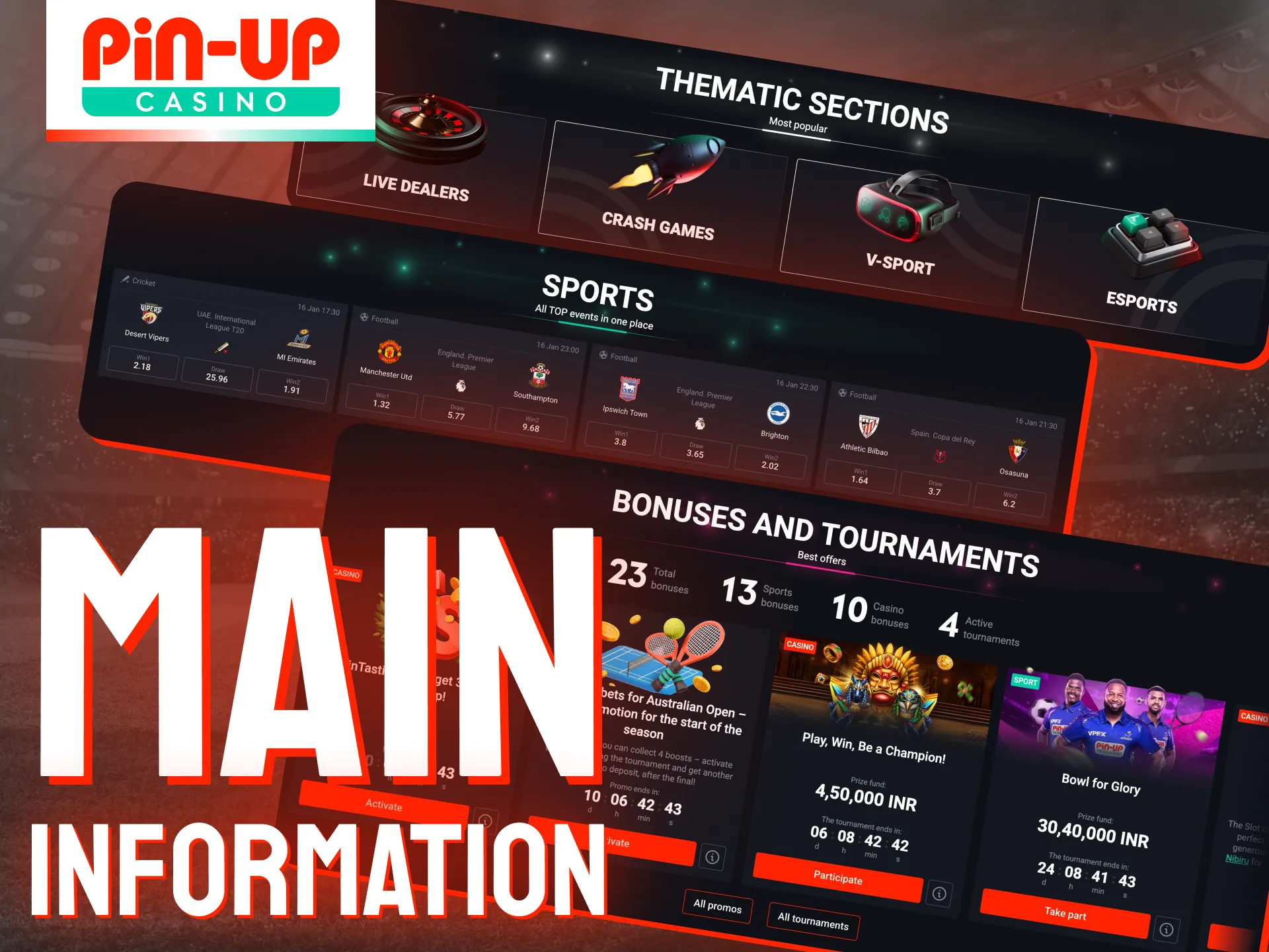 Below is a breakdown of the essential details regarding the Pin-Up platform.