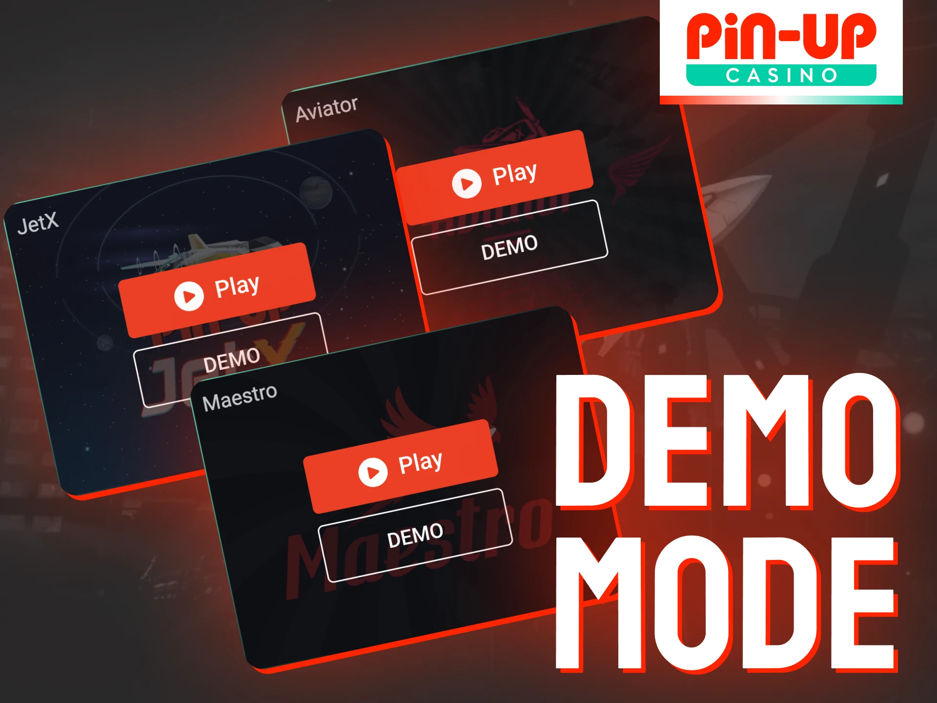 Master the game first with Pin-Up's demo mode.