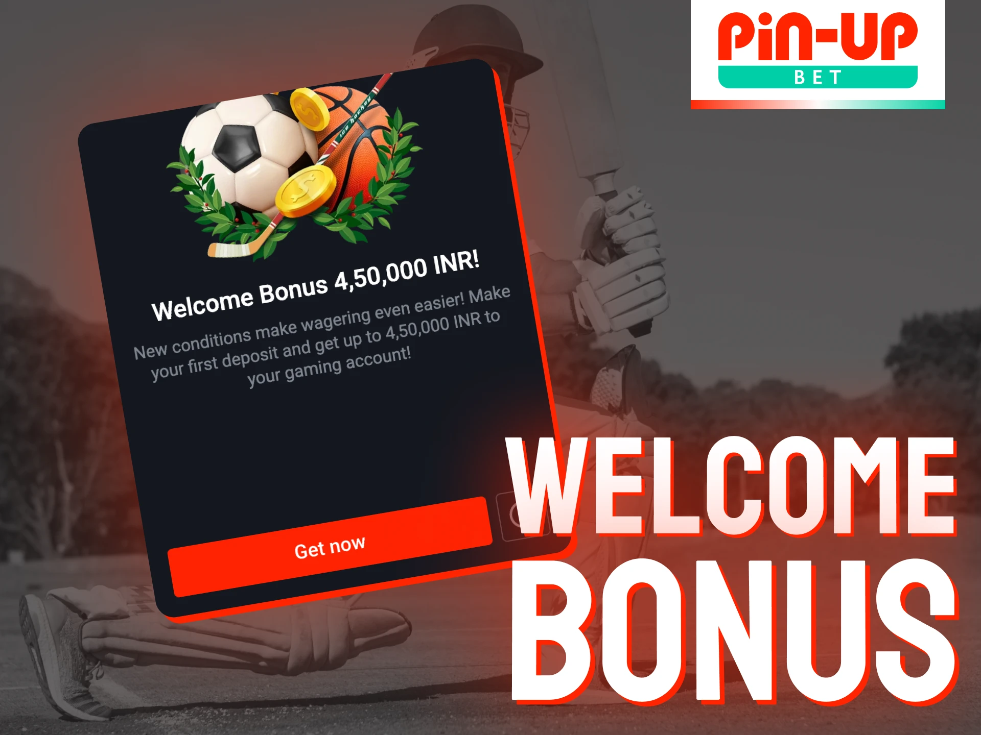 New cricket bettors can take advantage of a special welcome offer at Pin-Up.
