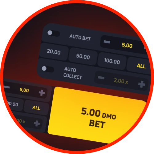Maximize your potential by placing two bets in a single round in Pin-Up JetX.