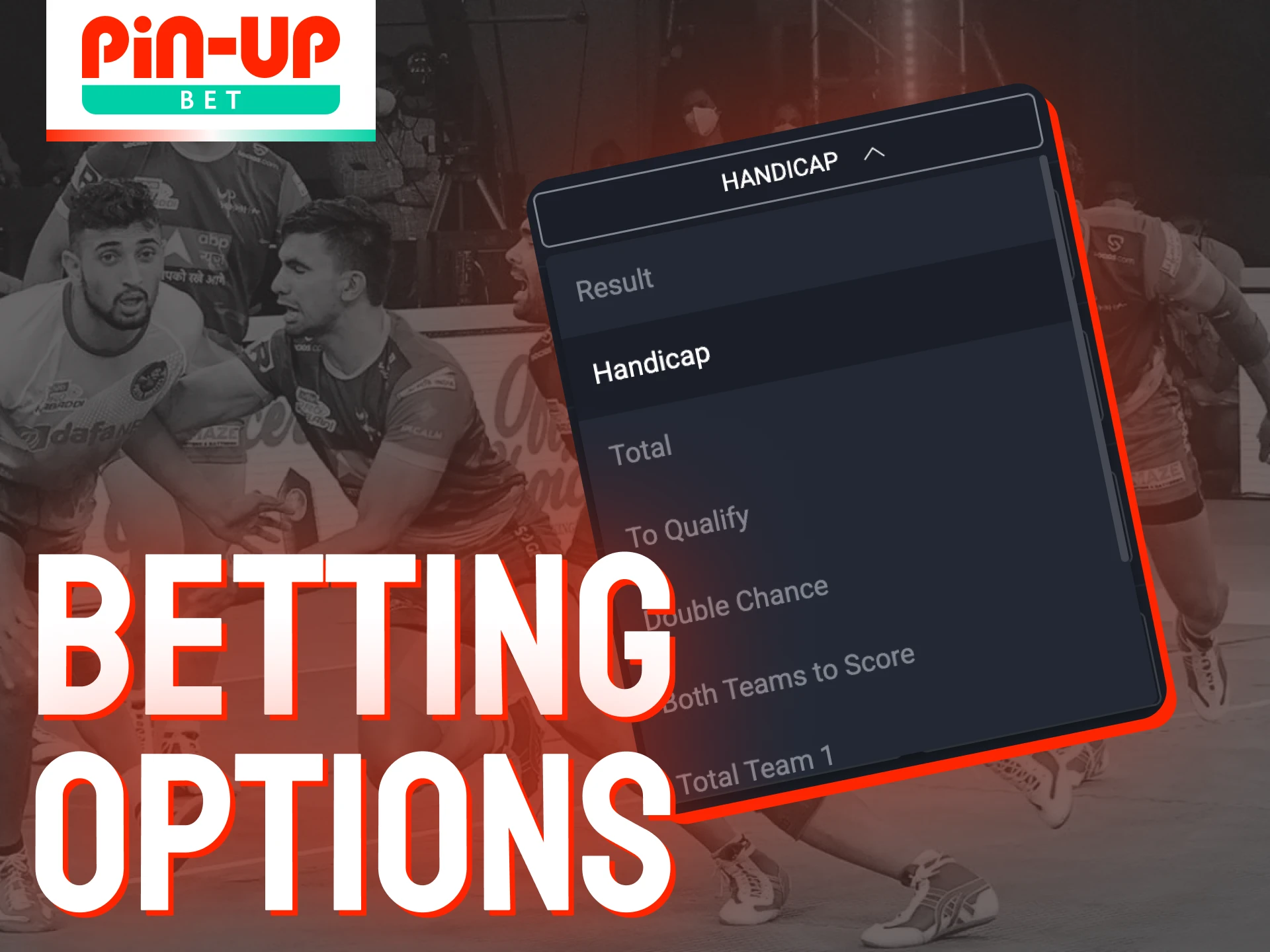 Explore a wide variety of kabaddi betting markets at Pin-Up.