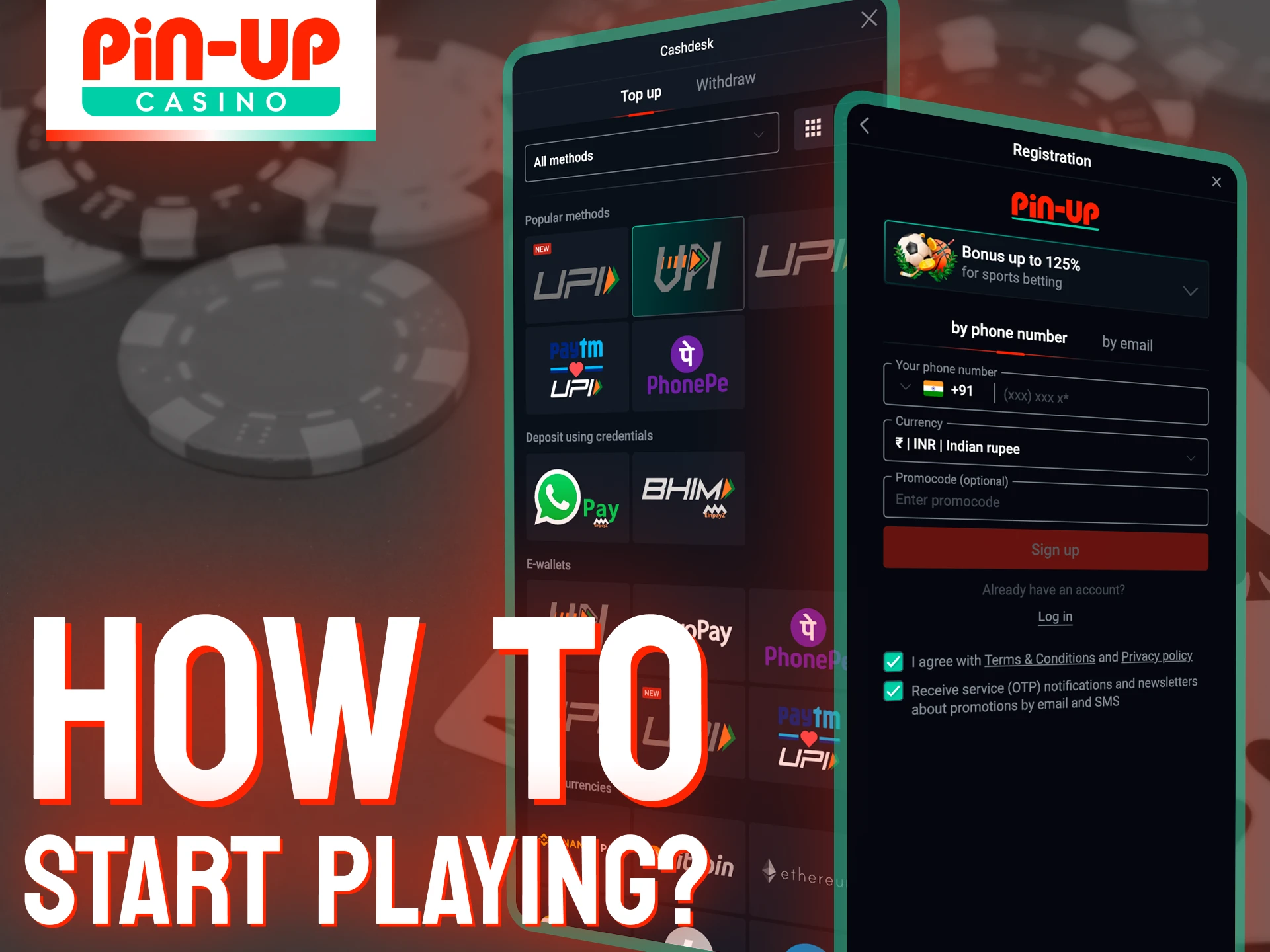 Getting started with live gaming at Pin-Up is a breeze.