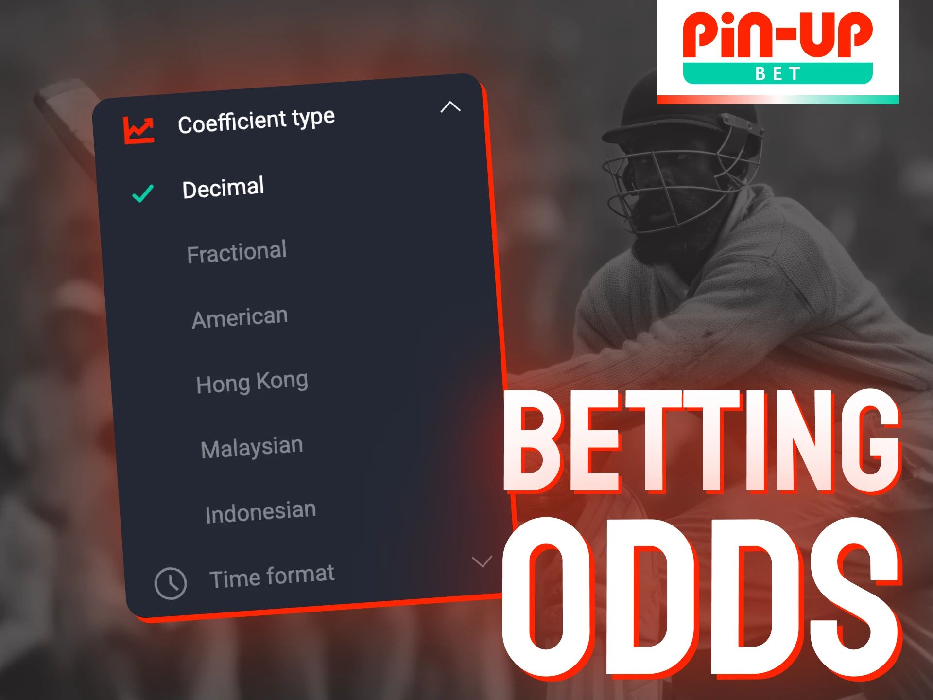 Pin-Up utilizes decimal odds for all IPL betting.