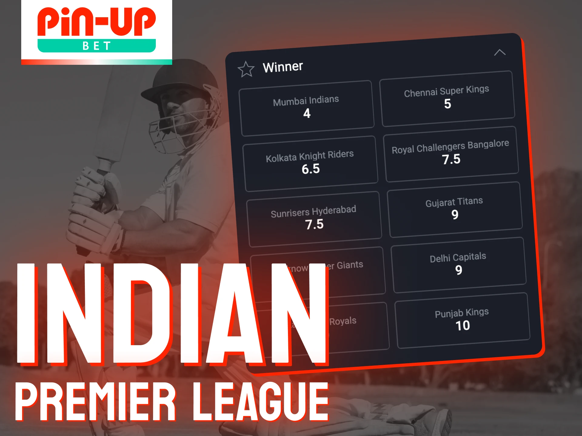Explore the complete guide to the 2026 Indian Premier League on Pin-Up.