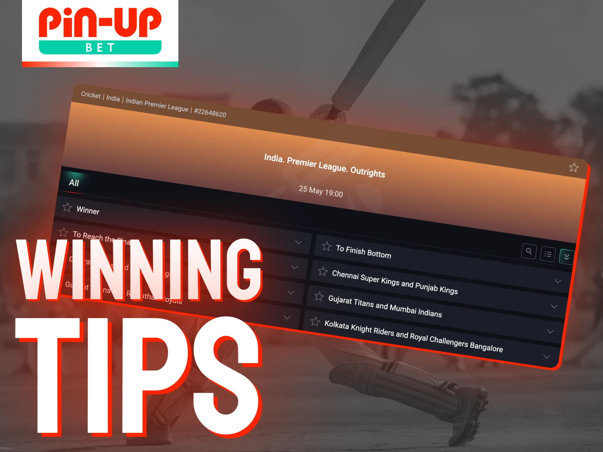 Expert tips to improve your success with Pin-Up IPL betting.