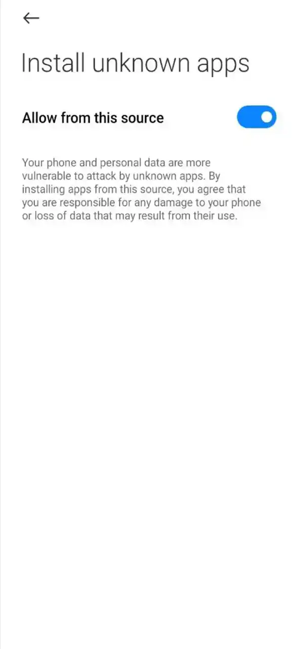 To successfully install the Pin-Up Casino app, you must first allow installations from unknown sources.