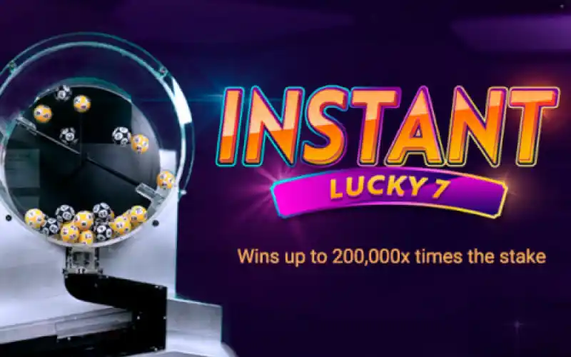 Dive into Instant Lucky 7 at Pin-Up Online Casino, where flashy graphics meet lightning-fast draw results.