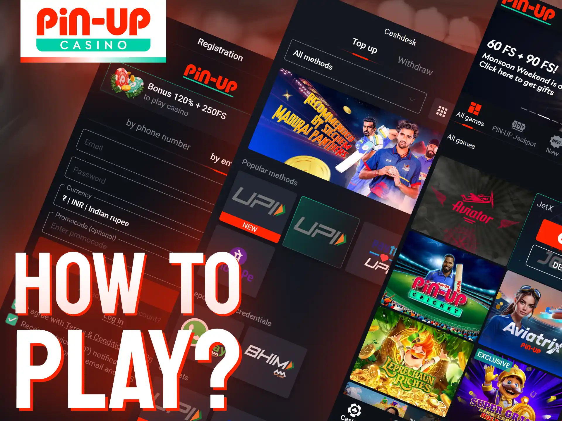 Jump into the action quickly at Pin-Up Casino thanks to a streamlined sign-up process and local payment support.