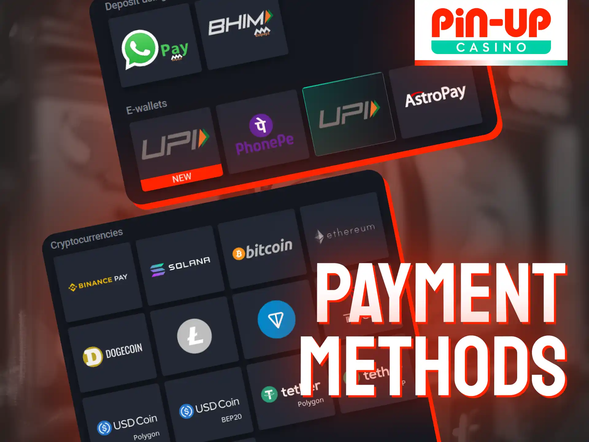 Pin-Up Casino India ensures smooth, daily payouts using secure methods tailored for the Indian market.