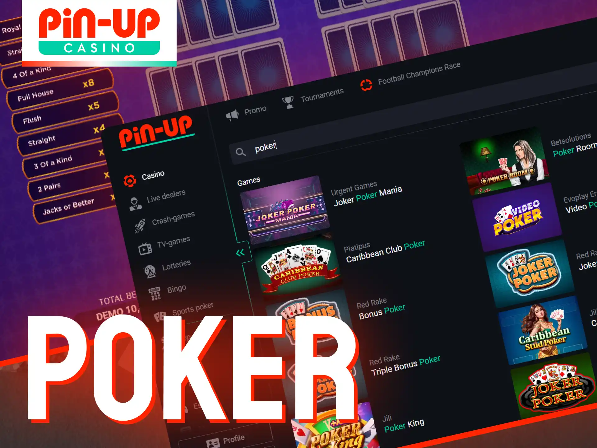 The poker hub at Pin-Up Casino is built for everyone, offering a wide array of versions to suit any strategy.