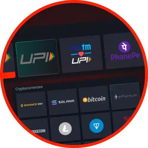 Cash out your winnings from Pin-Up Casino using convenient local payment channels.